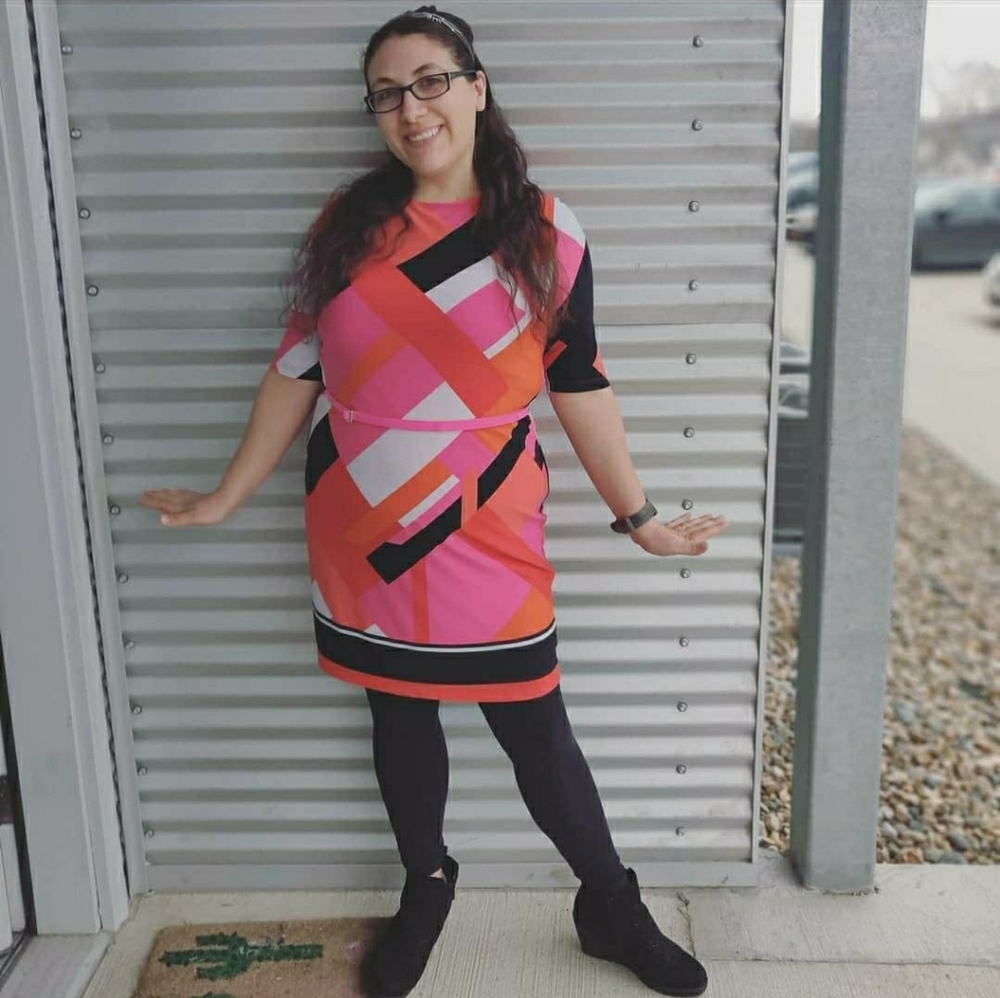 Fun print dress